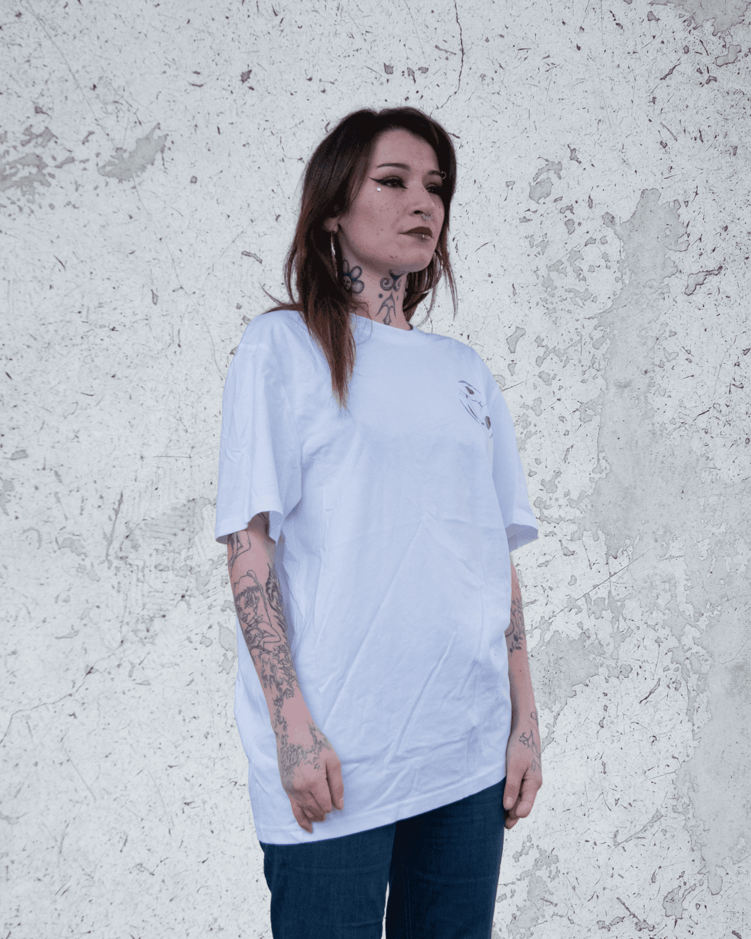 Tee-shirt • Blanc Serigraphie Noire