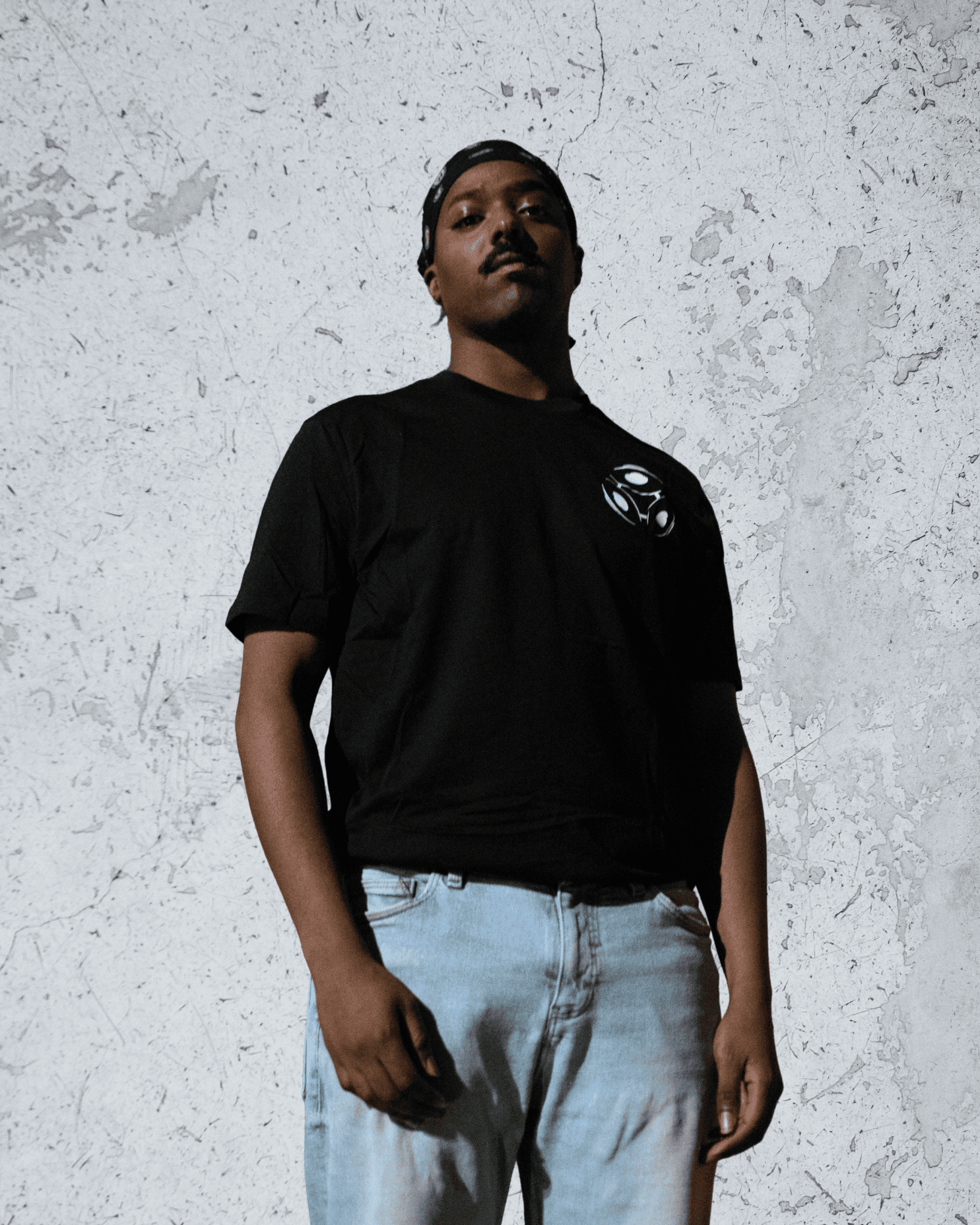 Tee-shirt • Noir Serigraphie Blanche